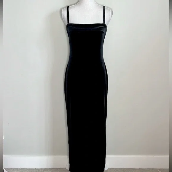 Vintage Gothic 90s Prom Dress